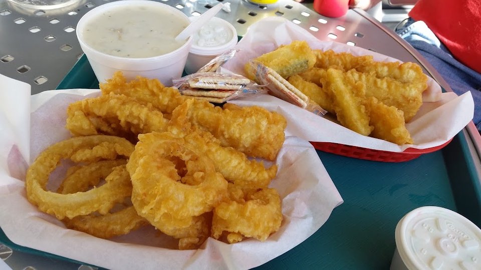 Onion Rings and Zucchini